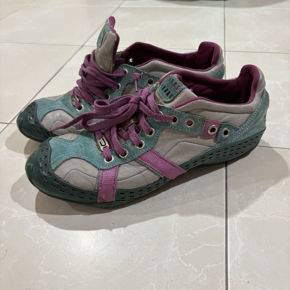 Rare Vintage Diesel Archive Women's Sneaker HAYO Size 8.5 Low top Balet Flat Y2K